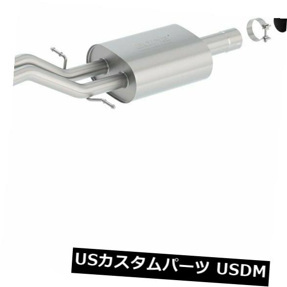 輸入マフラー Borla 14 Silv / Sierra 1500 EC Std / CC Short 143.5in WB S-Typeブラックチップデュアルロール Borla 14 Silv/Sierra 1500 EC Std/CC Short 143.5in WB S-Type Black Tip Dual Rolle 【並行輸入品】|カスタムパーツ WORLD倉庫