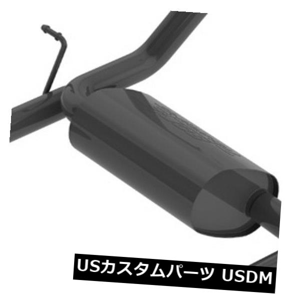輸入マフラー BORLAアクスルバックセラミックブラックパフォーマンスエキゾースト2018ラングラーJL / JLU 3.6L V6 BORLA Axle-Back Ceramic Black Performance Exhaust 2018 Wrangler JL/JLU 3.6L V6 【並行輸入品】