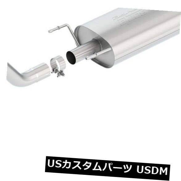 輸入マフラー 16-19タコマに適合するBorla 140680 Sタイプキャットバックエキゾーストシステム Borla 140680 S-Type Cat-Back Exhaust System Fits 16-19 Tacoma 【並行輸入品】