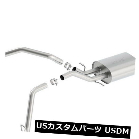 輸入マフラー 14-18シェビーシルバラード1500 5.3L V8のBORLA Sタイプキャットバックパフォーマンスエキゾースト BORLA S-TYPE Cat-Back Performance Exhaust For 14-18 Chevy Silverado 1500 5.3L V8 【並行輸入品】