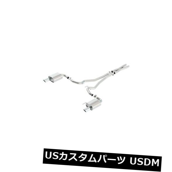 輸入マフラー Borla 140590 S-Type Cat-Back 15-17 Ford Mustang GT 5.0L V8 MT / AT 2.5in pipe 4in Borla 140590 S-Type Cat-Back 15-17 Ford Mustang GT 5.0L V8 MT/AT 2.5in pipe 4in 【並行輸入品】