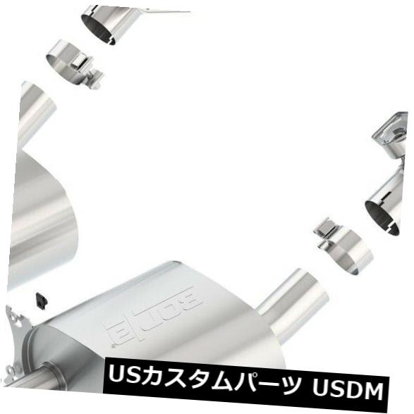 輸入マフラー Borla 11862 Sタイプアクスルバックエキゾーストシステムは14-19コルベットに適合 Borla 11862 S-Type Axle-Back Exhaust System Fits 14-19 Corvette 【並行輸入品】