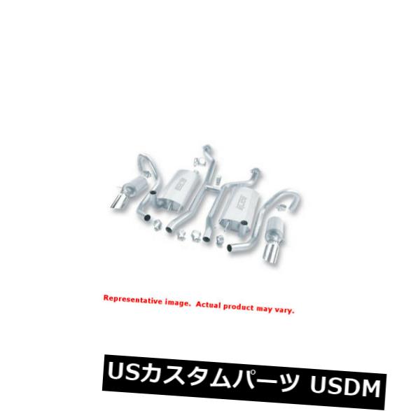 輸入マフラー Borla Exhaust-クラシックキャットバック14504 4.00in x 8.50in適合：CHEVROLET 1994-19 Borla Exhaust - Classic Cat-Back 14504 4.00in x 8.50in Fits:CHEVROLET 1994 - 19 【並行輸入品】