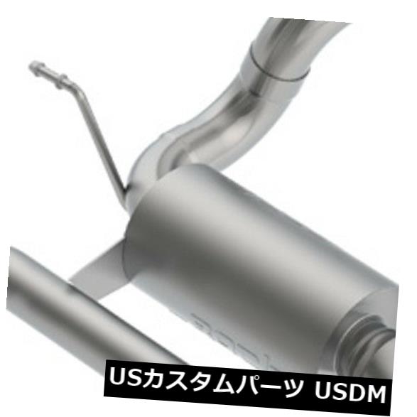 輸入マフラー BORLA Sタイプアクスルバックパフォーマンスデュアルエキゾーストキット2018ジープラングラーJL / JLU BORLA S-Type Axle-Back Performance Dual Exhaust Kit 2018 Jeep Wrangler JL/JLU 【並行輸入品】