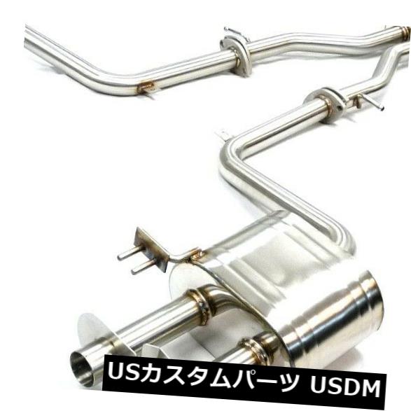 輸入マフラー MHP Stainless Catback For 2017-20 KIA Stinger 2.0T-GDI EVC Sports & Convertible 【並行輸入品】