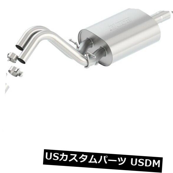 輸入マフラー 15-18ユーコンボーラ140568ツーリングキャットバックエキゾーストシステムに適合 Fits 15-18 Yukon Borla 140568 Touring Cat-Back Exhaust System 【並行輸入品】