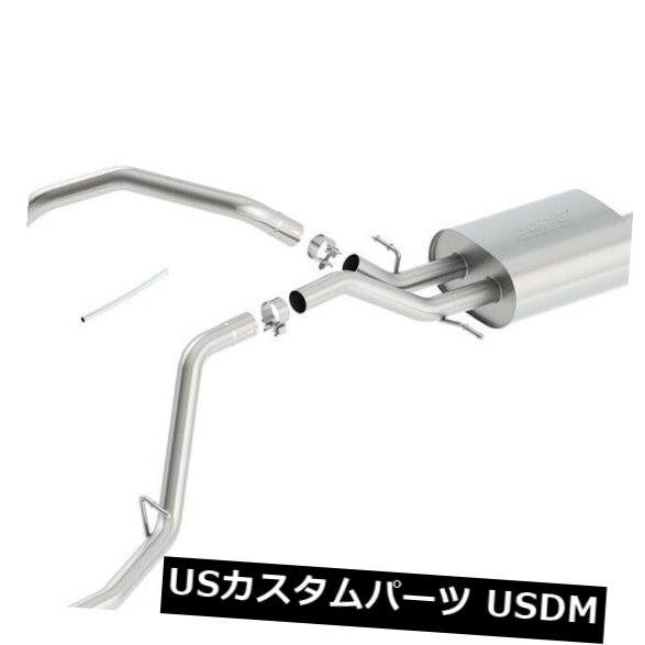 輸入マフラー シエラ1500シルバラード1500ボルラ140535BCツーリングキャットバックエキゾーストシステムに適合 Fits Sierra 1500 Silverado 1500 Borla 140535BC Touring Cat-Back Exhaust System 【並行輸入品】|カスタムパーツ WORLD倉庫