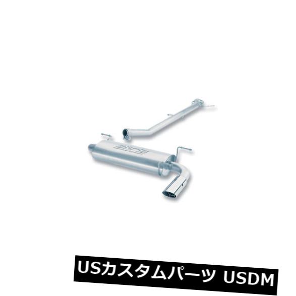 輸入マフラー Borla 14411 90-97マツダミアータキャットバックエキゾースト Borla 14411 90-97 Mazda Miata Catback Exhaust 【並行輸入品】