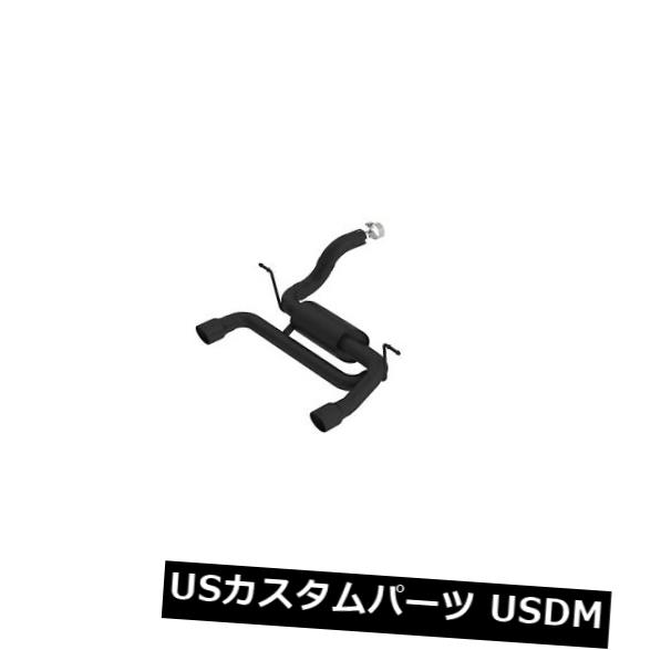 輸入マフラー Borla 11963CB Sタイプアクスルバックエキゾーストシステムは18-20ラングラー（JL）に適合 Borla 11963CB S-Type Axle-Back Exhaust System Fits 18-20 Wrangler (JL) 【並行輸入品】