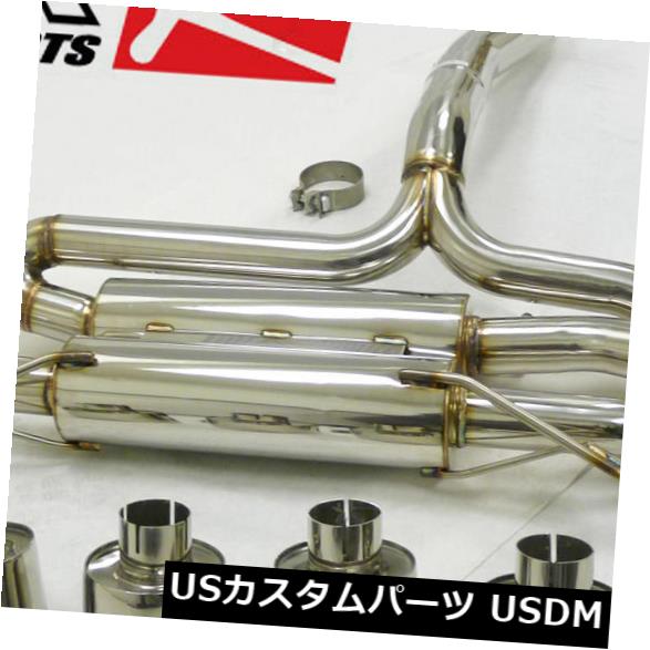 輸入マフラー 2009-19日産GT-R R35 VR38DETT V6用OBXステンレスキャットバック OBX Stainless Catback for 2009-19 Nissan GT-R R35 VR38DETT V6 【並行輸入品】