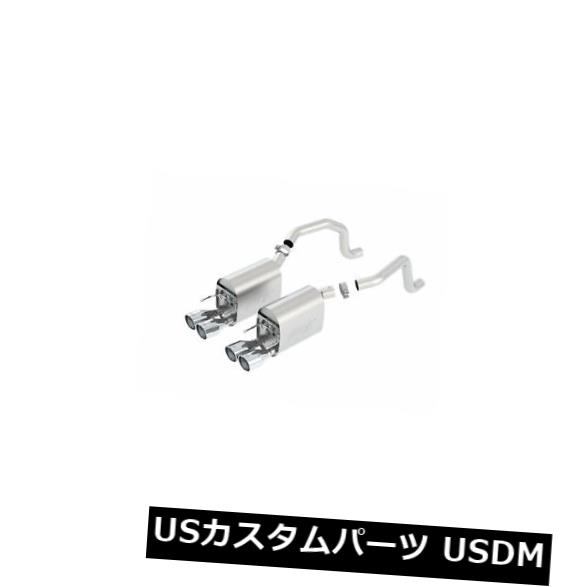 輸入マフラー Borla 11811 09-12 Corvette Coupe / Conv 6.2L 8cyl 6spd RWD inS-Type IIin Exhaust（ Borla 11811 09-12 Corvette Coupe/Conv 6.2L 8cyl 6spd RWD inS-Type IIin Exhaust ( 【並行輸入品】