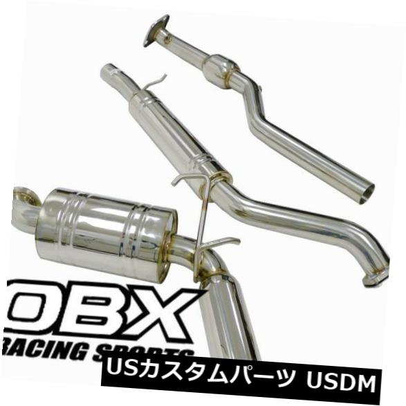輸入マフラー OBXキャットバックエキゾーストフィット06-15マツダミアータMX5 MX-5 2.0L OBX CATBACK EXHAUST Fits 06-15 Mazda Miata MX5 MX-5 2.0L 【並行輸入品】