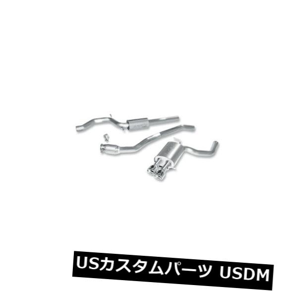 輸入マフラー Borla 140315 09-15アウディA4クワトロベースSSキャットバックエキゾースト Borla 140315 09-15 Audi A4 Quattro Base SS Catback Exhaust 【並行輸入品】