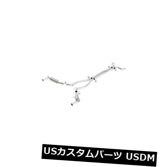 輸入マフラー シェビーカマロSS ATAKキャットバックエキゾースト用Borla bor140378 Borla bor140378 for Chevy Camaro SS ATAK Catback Exhaust 【並行輸入品】