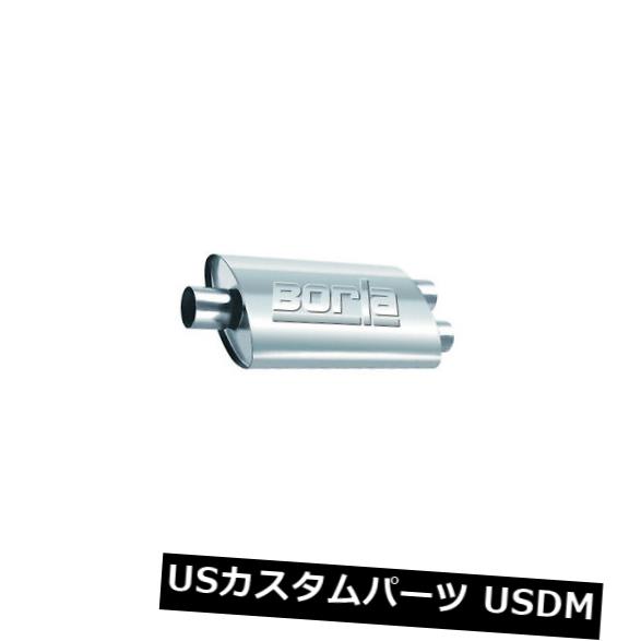 輸入マフラー Borla 40348 Pro-XS 2.5inチューブ19in x 4in x 9.5inオーバルセンター/デュアルマフラー Borla 40348 Pro-XS 2.5in Tubing 19in x 4in x 9.5in Oval Center/Dual Muffler 【並行輸入品】|カスタムパーツ WORLD倉庫