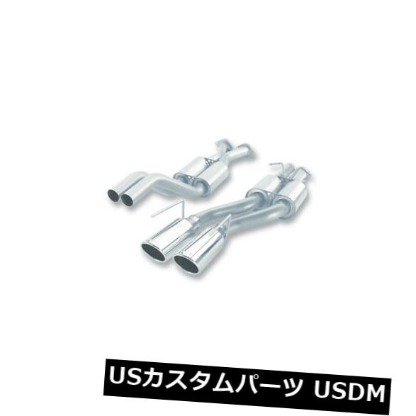 輸入マフラー Borla 140245 06-09ジープグランドチェロキーSRT8 Sタイプキャットバックエキゾースト Borla 140245 06-09 Jeep Grand Cherokee SRT8 S-Type Catback Exhaust 【並行輸入品】