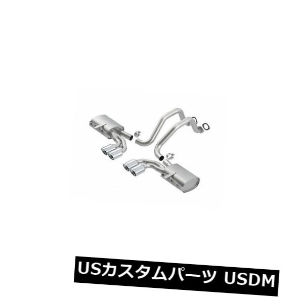 輸入マフラー Borla 140426 97-04シボレーコルベット5.7L 8cylツーリングSSキャットバックエキゾースト Borla 140426 97-04 Chevrolet Corvette 5.7L 8cyl Touring SS Catback Exhaust 【並行輸入品】