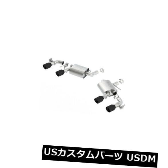 輸入マフラー シボレーカマロV8 SS ATAK後部排気用Borla bor11925CB Borla bor11925CB for Chevy Camaro V8 SS ATAK Rear Section Exhaust 【並行輸入品】