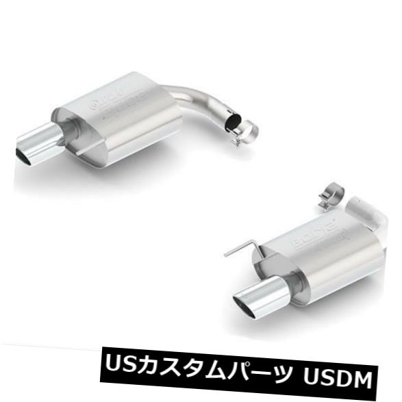 輸入マフラー BORLA 11895 2015-2017フォードマスタングGT 5.0LアクスルバックATAKエキゾーストマフラー BORLA 11895 2015-2017 FORD MUSTANG GT 5.0L AXLEBACK ATAK EXHAUST MUFFLERS 【並行輸入品】｜カスタムパーツ WORLD倉庫