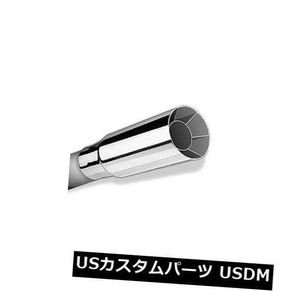 輸入マフラー Borla 20102ユニバーサルポリッシュチップシングルラウンドインタークーリング（インレット2in。アウトレット2 Borla 20102 Universal Polished Tip Single Round Intercooled (inlet 2in. Outlet 2 【並行輸入品】