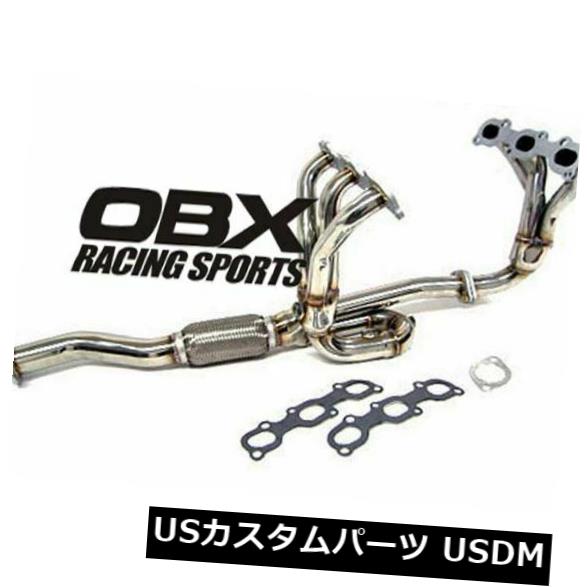 輸入マフラー ステンレスヘッダー+縦pセットはOBXによる日産マキシマ2002 2003 VQ35DEに適合 Stainless Steel Header + Downpipe Set Fits Nissan Maxima 2002 2003 VQ35DE By OBX 【並行輸入品】