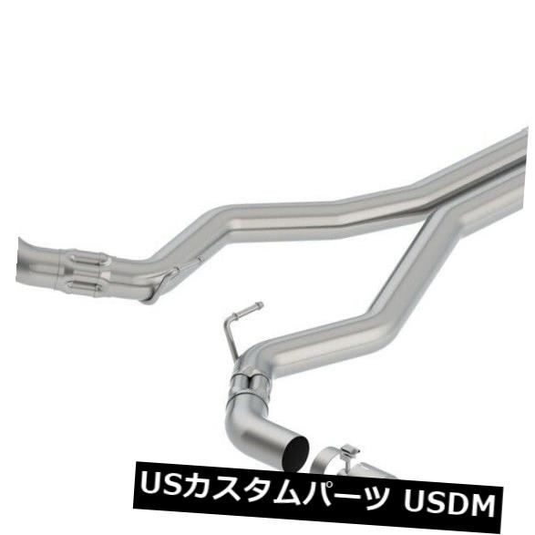 輸入マフラー 18台のMustang Borla 140743 ATAKキャットバックエキゾーストシステムに適合 Fits 18 Mustang Borla 140743 ATAK Cat-Back Exhaust System 【並行輸入品】