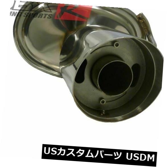 輸入マフラー 2000年から2005年のEclipse GT 6G72 3.0LのOBXによる高流量リアセクション排気 High Flow Rear Section Exhaust By OBX For 2000 To 2005 Eclipse GT 6G72 3.0L 【並行輸入品】
