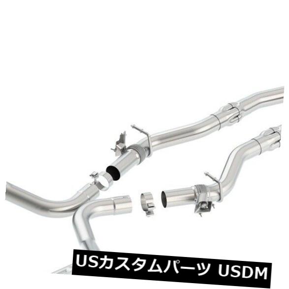 輸入マフラー 16-18 Challenger Borla 140714 ATAK Cat-Backエキゾーストシステムに適合 Fits 16-18 Challenger Borla 140714 ATAK Cat-Back Exhaust System 【並行輸入品】