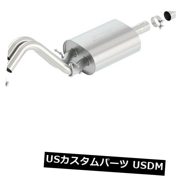 輸入マフラー 15-18ユーコンXL Borla 140569ツーリングキャットバックエキゾーストシステムに適合 Fits 15-18 Yukon XL Borla 140569 Touring Cat-Back Exhaust System 【並行輸入品】