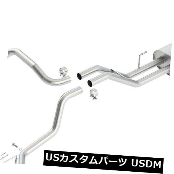 輸入マフラー 09-13 Tundra Borla 140333キャットバック排気システムに適合 Fits 09-13 Tundra Borla 140333 Cat-Back Exhaust System 【並行輸入品】