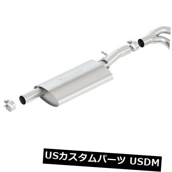 輸入マフラー 12-18ラングラー（JK）Borla 140634 Sタイプキャットバックエキゾーストシステムに適合 Fits 12-18 Wrangler (JK) Borla 140634 S-Type Cat-Back Exhaust System 【並行輸入品】｜カスタムパーツ WORLD倉庫
