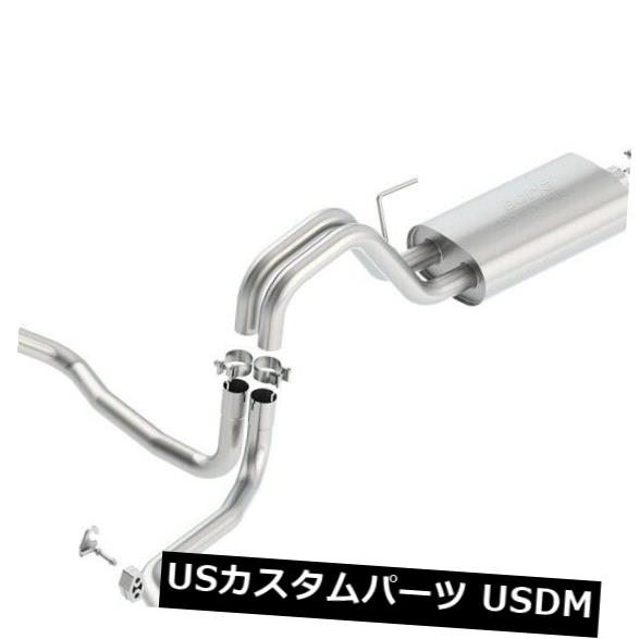 輸入マフラー 15-18 F-150 Borla 140615BC Sタイプキャットバックエキゾーストシステムに適合 Fits 15-18 F-150 Borla 140615BC S-Type Cat-Back Exhaust System 【並行輸入品】