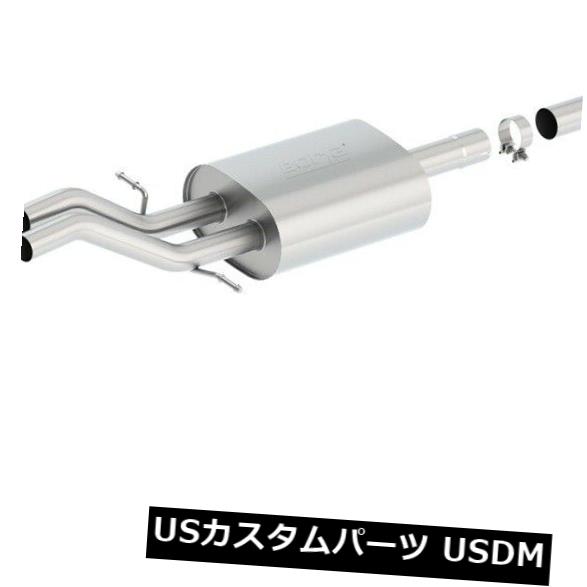 輸入マフラー 14-18 Sierra 1500 Silverado 1500 Borla 140551BC Cat-Back Exhaust Systemに適合 Fits 14-18 Sierra 1500 Silverado 1500 Borla 140551BC Cat-Back Exhaust System 【並行輸入品】