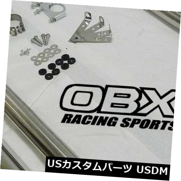 輸入マフラー 67-81カマロファイアバードサイドパイプヒートシールド付きOBX-Rキャットバックエキゾーストシステム OBX-R Catback Exhaust System For 67-81 Camaro Firebird Side Pipes w/Heat Shield 【並行輸入品】