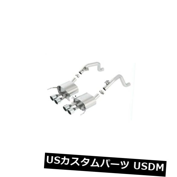 輸入マフラー Borla 11869 ATAKアクスルバックエキゾーストシステムは14-19コルベットに適合 Borla 11869 ATAK Axle-Back Exhaust System Fits 14-19 Corvette 【並行輸入品】|カスタムパーツ WORLD倉庫