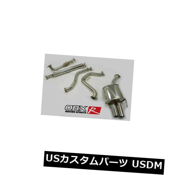 輸入マフラー OBXによる06-10 Saab 9-3 2.0Tのパフォーマンスデュアルチップキャットバックエキゾーストシステム Performance Dual Tip Cat Back Exhaust System For 06-10 Saab 9-3 2.0T by OBX 【並行輸入品】 155,540円