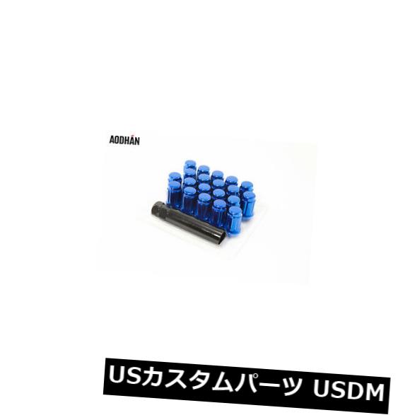 USナット 20Pc Aodhan Spl35 12X1.25ラグナットブルーW /キー 20Pc Aodhan Spl35 12X1.25 Lug Nut Blue W/ Key 【並行輸入品】