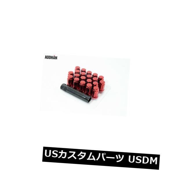USナット セット20pcs W / Key Aodhan Spl35 12X1.5 35Mm Drift Racing Lug Nut Red Scion Set 20pcs W/ Key Aodhan Spl35 12X1.5 35Mm Drift Racing Lug Nut Red Scion 【並行輸入品】