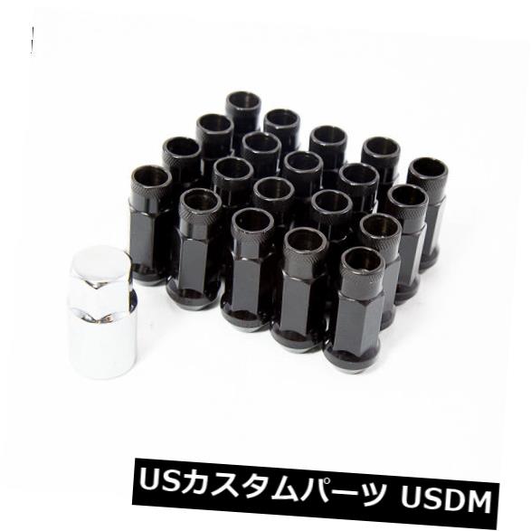 USナット 20pcs 12X1.25 Aodhan Xt51ラグナットブラックフィットAltima Maxima Versa Cube G35 20pcs 12X1.25 Aodhan Xt51 Lug Nuts Black Fit Altima Maxima Versa Cube G35 【並行輸入品】