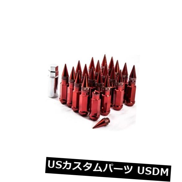 USナット 12mmX1.25 AodHan XT92レッドスパイクラグナット（20個入りキー付きセット） 12mmX1.25 AodHan XT92 Red Spiked Lug Nut (Set of 20 Piece w/Key) 【並行輸入品】 32,175円