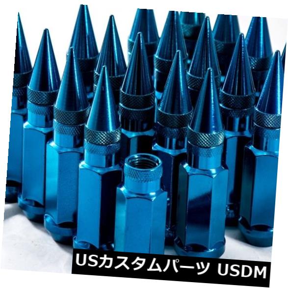 USナット 92mm AodHan XT92 12X1.25スチールブルースパイクラグナットは200sx Wrx Stiに適合 92mm AodHan XT92 12X1.25 Steel Blue Spiked Lug Nuts Fits 200sx Wrx Sti 【並行輸入品】 32,175円