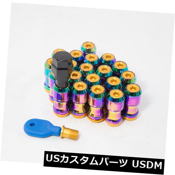 USナット 20個12X1.25 Aodhan Xt45ラグナットNeo Chrome Fit Altima Maxima Versa Cube G35 20Pcs 12X1.25 Aodhan Xt45 Lug Nuts Neo Chrome Fit Altima Maxima Versa Cube G35 【並行輸入品】