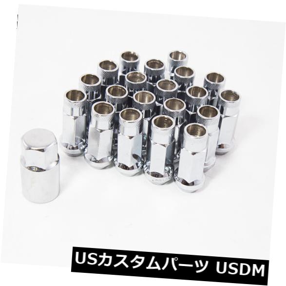 USナット 12X1.5 Aodhan Xt51ラグナットクロームオープンエンド20個はAce Enkei Miro Mrrリムに適合 12X1.5 Aodhan Xt51 Lug Nuts Chrome Open End 20Pcs Fits Ace Enkei Miro Mrr Rims 【並行輸入品】