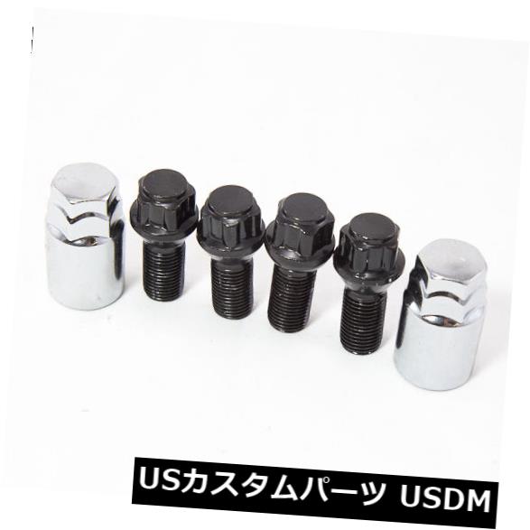 USナット ブラック4Pc W /キー12X1.25アオダンロックラグボルトフィットフィアット500ベーストレンディターボ Black 4Pc W/ Key 12X1.25 Aodhan Locking Lug Bolt Fit Fiat 500 Base Trendy Turbo 【並行輸入品】｜カスタムパーツ WORLD倉庫
