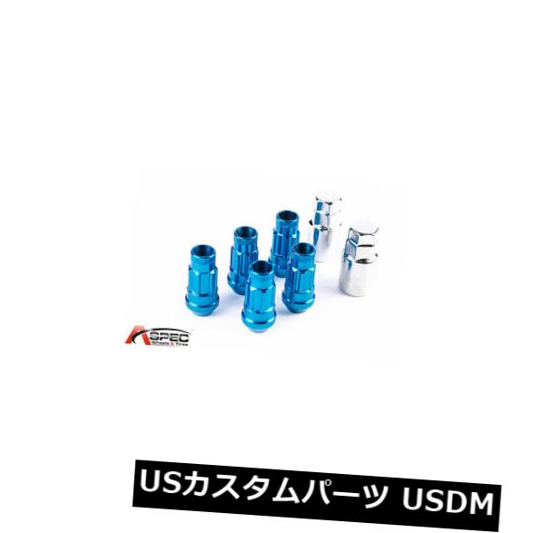 USナット 新しいVarrstoen VT48 12x1.25ブルーラグロック(5 PC 2Keys)は240Sx G35 Brz Fx35に適合 New Varrstoen VT48 12x1.25 Blue Lug Locks (5 PC 2Keys) Fits 240Sx G35 Brz Fx35