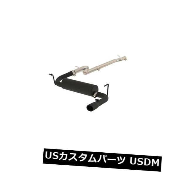 輸入マフラー MBRPエキゾーストS5502BLKブラックシリーズキャットバックエキゾーストシステムフィットラングラー（JK） MBRP Exhaust S5502BLK Black Series Cat Back Exhaust System Fits Wrangler (JK) 【並行輸入品】 161,095円