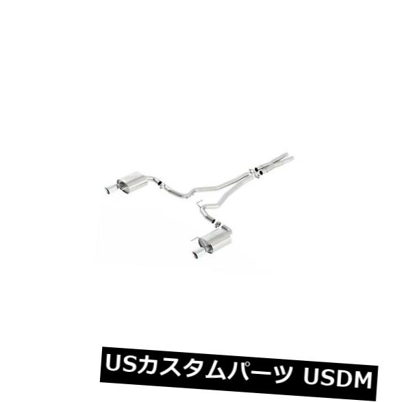 輸入マフラー フォードレーシングM-5200-M8SCスポーツキャットバックエキゾーストシステムは15-17マスタングに適合 Ford Racing M-5200-M8SC Sport Cat-Back Exhaust System Fits 15-17 Mustang 【並行輸入品】