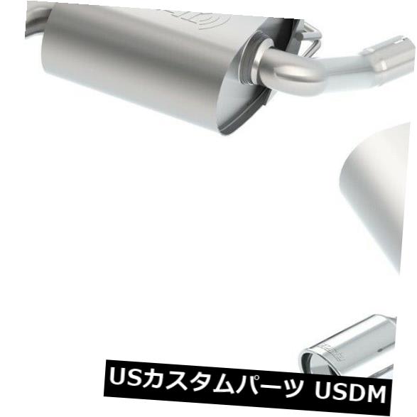 輸入マフラー Borla 11931 ATAKアクスルバックエキゾーストシステムは16-19カマロに適合 Borla 11931 ATAK Axle-Back Exhaust System Fits 16-19 Camaro 【並行輸入品】