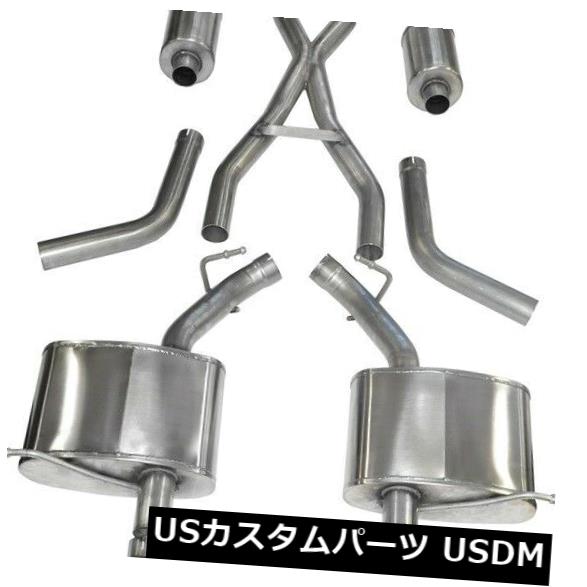 輸入マフラー Corsa Performance 14459 Sport Cat-Back Exhaust System Fits 11-19 Durango Corsa Performance 14459 Sport Cat-Back Exhaust System Fits 11-19 Durango 【並行輸入品】