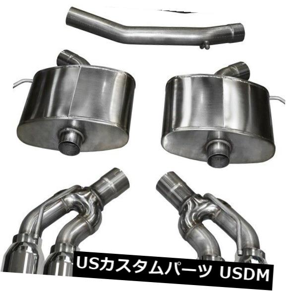 輸入マフラー Corsa Performance 14358 Xtremeアクスルバックエキゾーストシステムは16-19 CTSに適合 Corsa Performance 14358 Xtreme Axle-Back Exhaust System Fits 16-19 CTS 【並行輸入品】｜カスタムパーツ WORLD倉庫